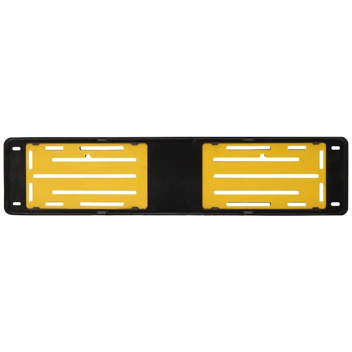 Number Plate Holder Yellow