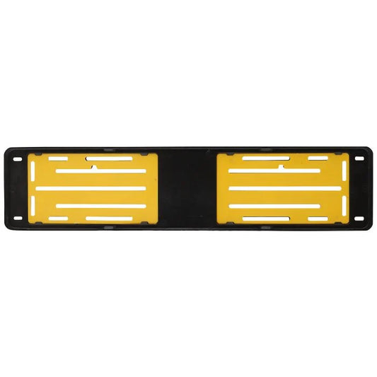 Number Plate Holder Yellow