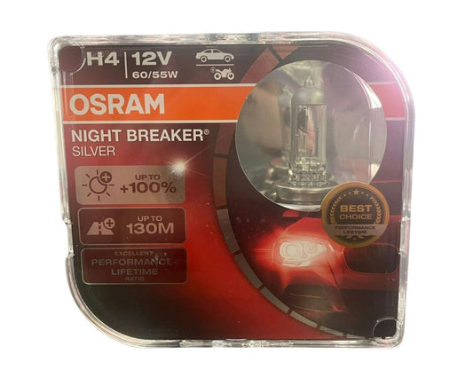 Osram Night Breaker Globes 12V 60/55W H4