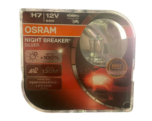 Osram Night Breaker Globes 12V 55W H7