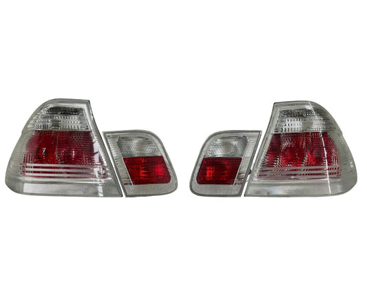 E46 B3 Tail Lamp Set Clear - 4 Piece (1999-2004)