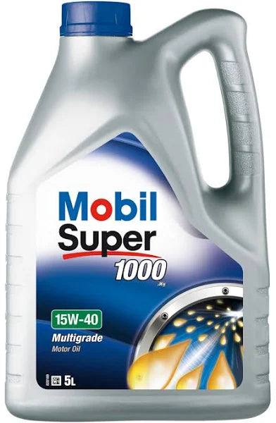 Mobil Super 1000 15W40 Oil 5L