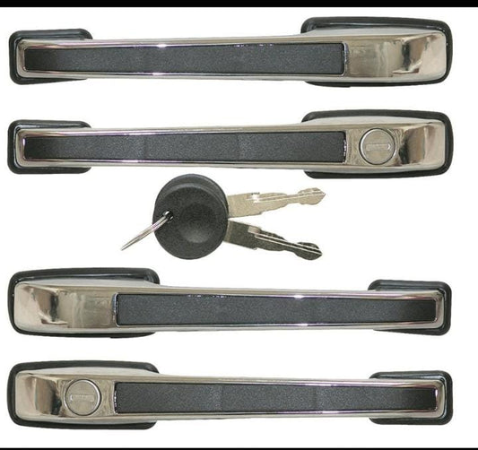 Golf 1 Chrome Door Handle Set