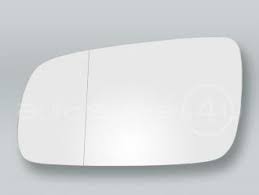 Golf 4 Door Mirror Glass - Left Hand