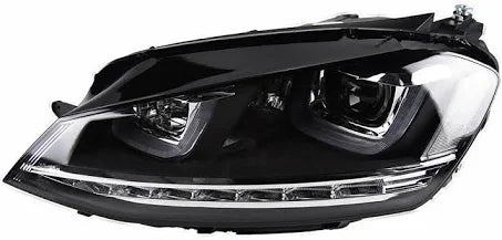 Golf 7 Daytime Running Light Chrome Molding - Left Side